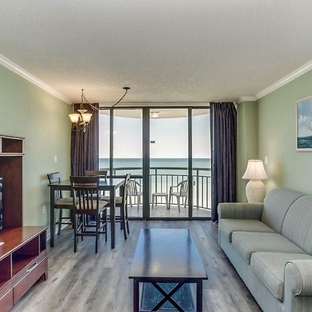 Oceanfront Condo W Balcony King Bed Meridian Plaza Myrtle Beach Eksteriør billede