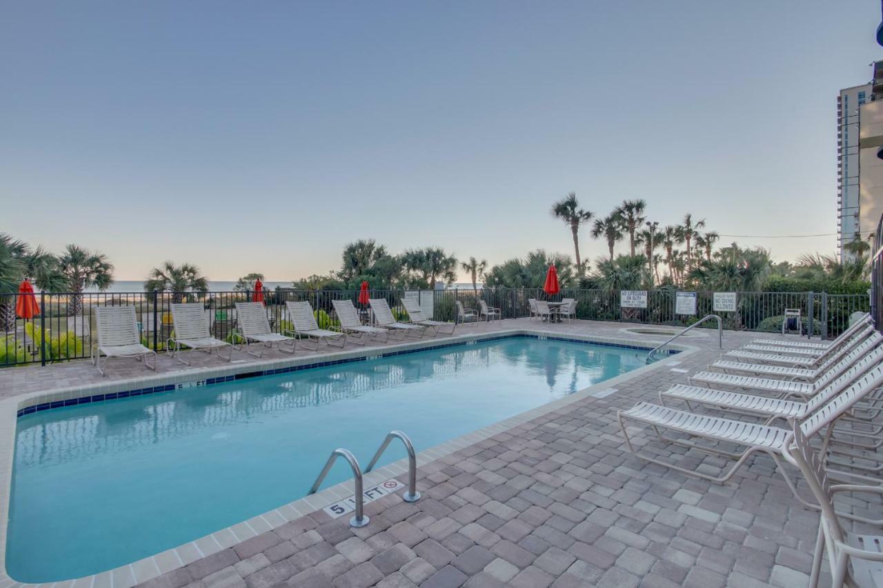 Oceanfront Condo W Balcony King Bed Meridian Plaza Myrtle Beach Eksteriør billede