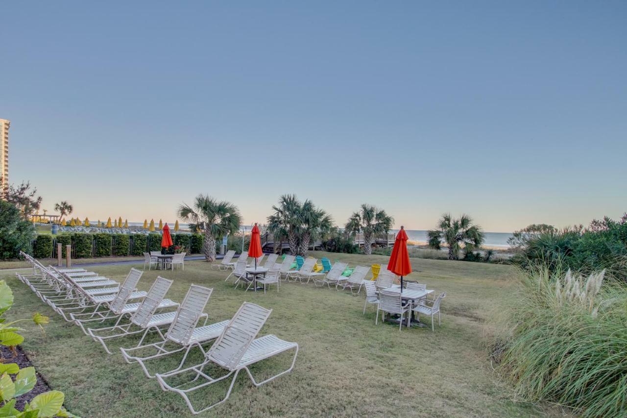 Oceanfront Condo W Balcony King Bed Meridian Plaza Myrtle Beach Eksteriør billede