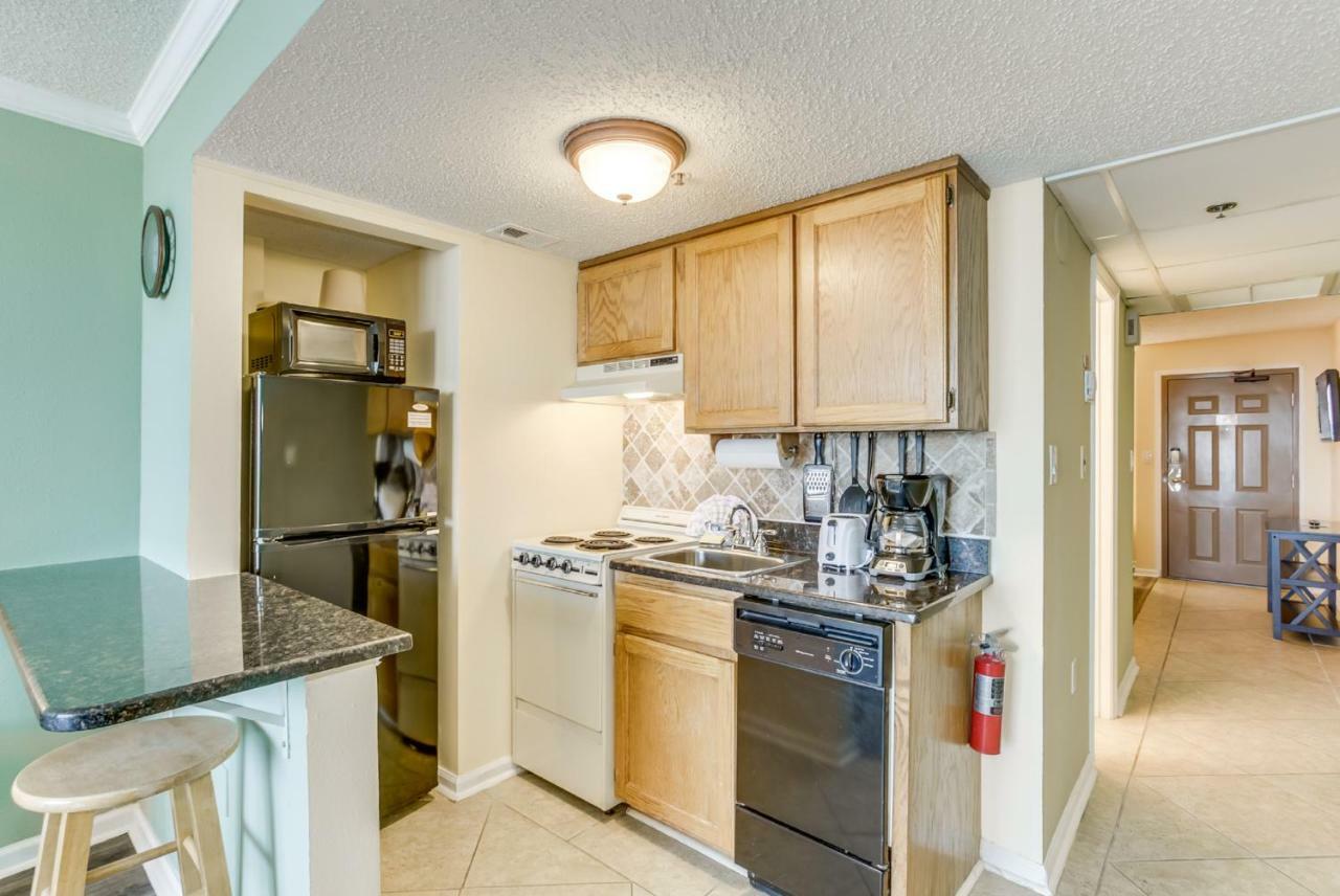 Oceanfront Condo W Balcony King Bed Meridian Plaza Myrtle Beach Eksteriør billede